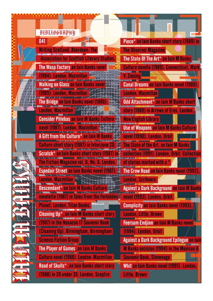 Multi-colour typographic poster